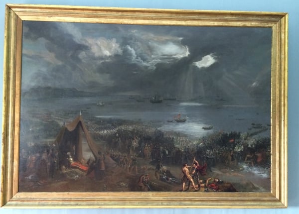 Hugh Frazer's painting was completed in 1826