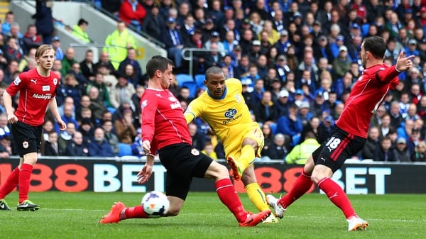 Jason Puncheon gives Palace the lead at Cardiff
