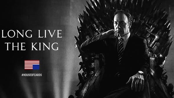 Kevin Spacey on the Iron Throne