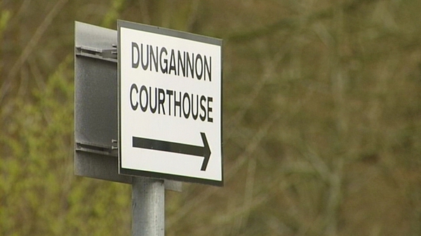 Two appeared before Omagh Magistrates' Court, sitting in Dungannon, via video link