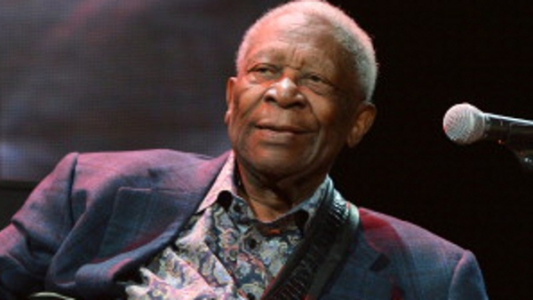 BB King pictured last year