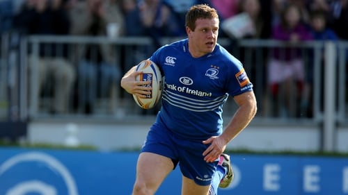 Sean Cronin runs in Leinster's second try