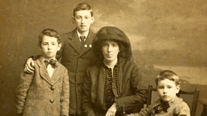 An image of the Clarke family contained in the digitised collection