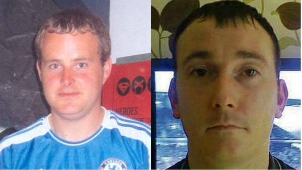 Eoin O'Connor and Anthony Keegan were last seen in Co Cavan