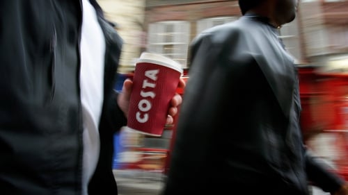 Total Costa Coffee sales grew 17.2% in the first quarter