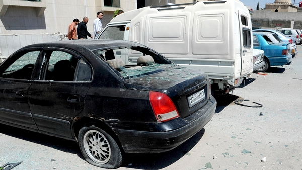The attacks come after President al-Assad declared he would seek re-election in June