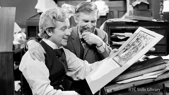 Bill Golding as Percy French (left)