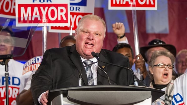 Rob Ford has been campaigning for re-election as Toronto mayor