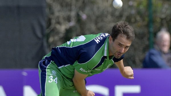 Tim Murtagh took two wickets for Ireland at Castle Avenue