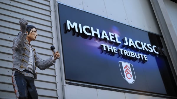 The Michael Jackson statue that formerly stood outside Craven Cottage