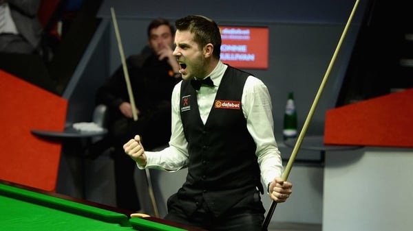 Mark Selby celebrates his win in last year's final against Ronnie O'Sullivan
