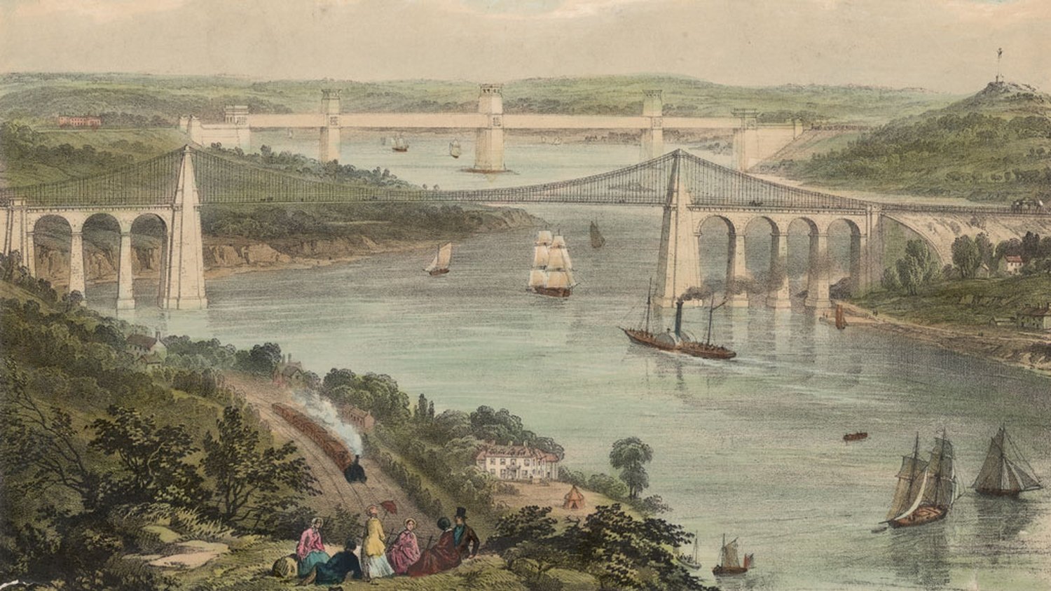 RT Archives Technology Menai Suspension Bridge   0008e4e3 1500 