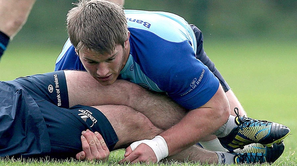 Sean O'Brien in training for Leinster during the week