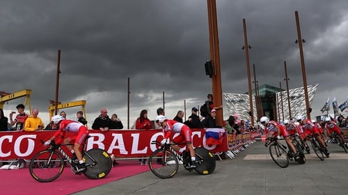 The 2014 Giro d'Italia started in Belfast