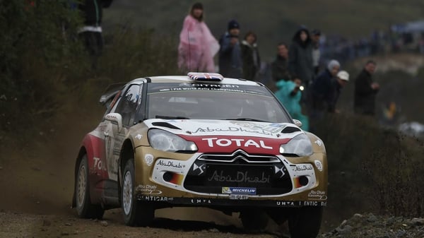Tyrone's Chris Meeke in action at Rally Argentina