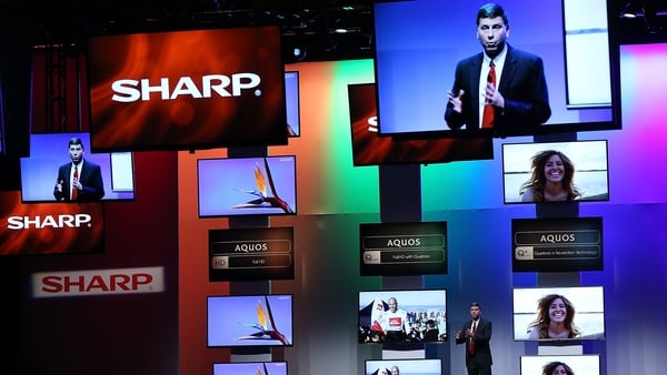 Sharp reported a 11.56 billion yen ($114m) net profit in the 12-month period