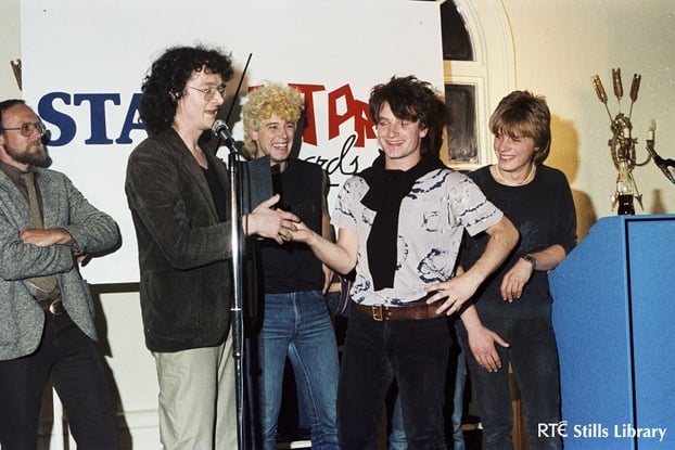 U2 Receive Hot Press Award 1982