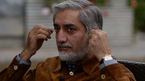 Abdullah Abdullah is ahead after the first round of voting