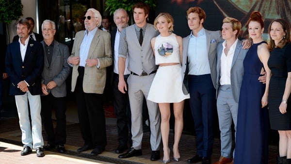 The cast of The Hunger Games: Mockingjay - Part 1 - Film in cinemas from November 20