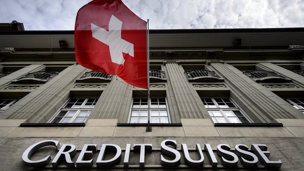The Swiss bank said that business in its trading and wealth management divisions had slowed