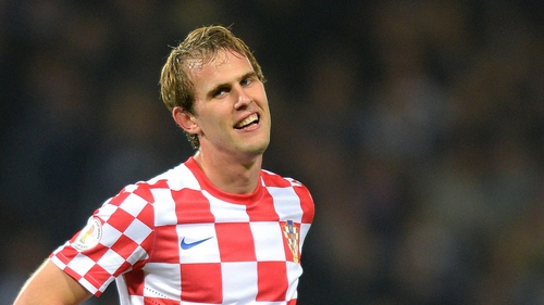 Ivan Strinic was first-choice left-back in Euro 2012