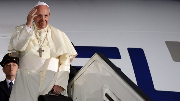 Pope Francis made his remarks on the plane on his way back from a visit to the Middle East
