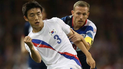 Left back Yun Suk-young will compete for a starting spot in Brazil