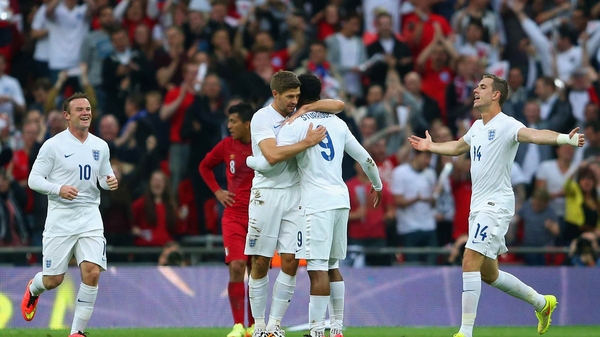 Daniel Sturridge put England ahead with a sublime curling strike