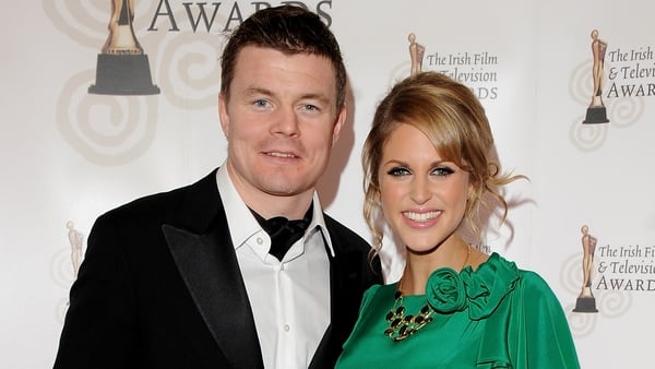 Brian O'Driscoll and Amy Huberman - He says he won't be dancing and will also leave acting to 