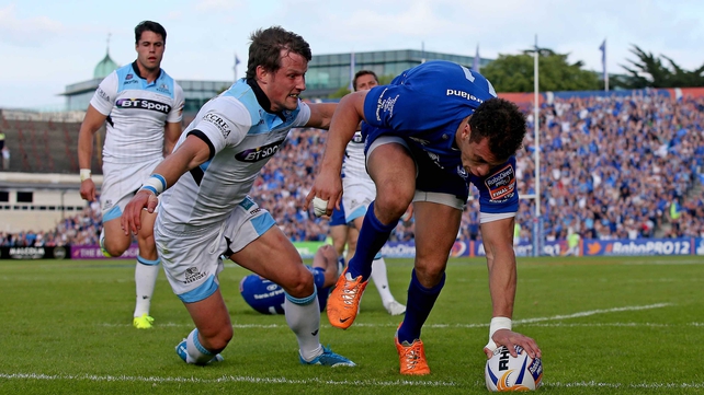 Leinster go top of RaboDirect Pro 12 after victory over Glasgow