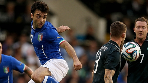 Guiseppe Rossi played in Saturday's friendly against Ireland but failed to make the cut for the World Cup