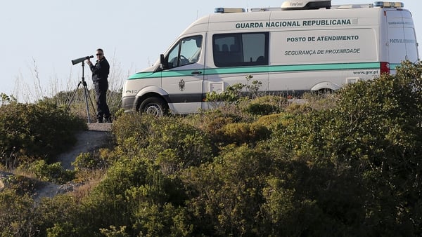 Police have cordoned off an area of scrubland in Portugal