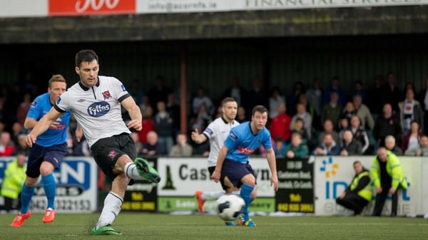 Dundalk's Patrick Hoban capped off a fine season with a league title winner's medal