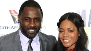 Actors Idris Elba, who played Nelson Mandela and Naomie Harris - who played his wife, Winnie Mandela