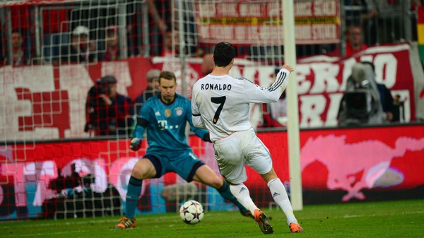 Ronaldo and Neuer, both recovering from injury, faced off as rivals in the Champions League