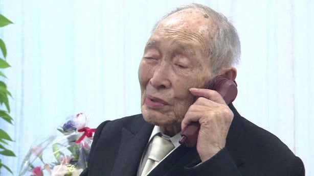World's oldest man Sakari Momoi