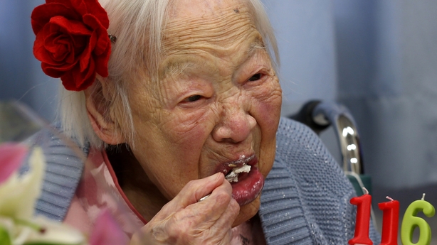 World's oldest person Misao Okawa