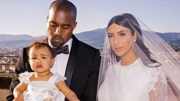 North with parents Kanye and Kim - Instagram/kimkardashian
