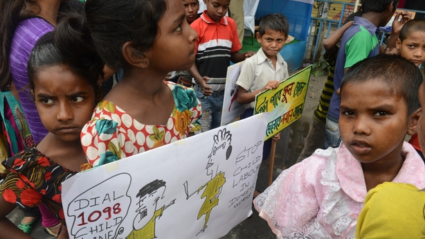 Children raise awareness on International Day Against Child Labour