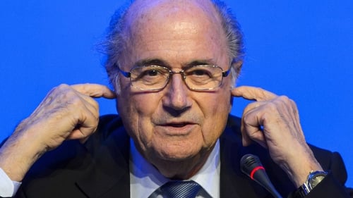Sepp Blatter shows no signs of going away