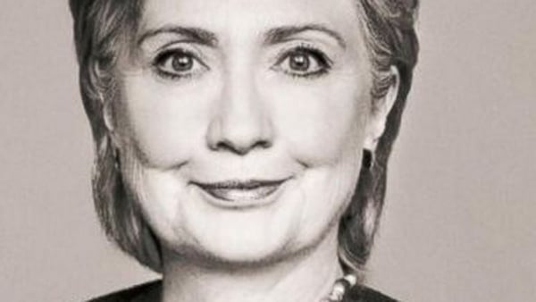 Hillary Clinton as she appears on the cover of her new memoir, Hard Choices