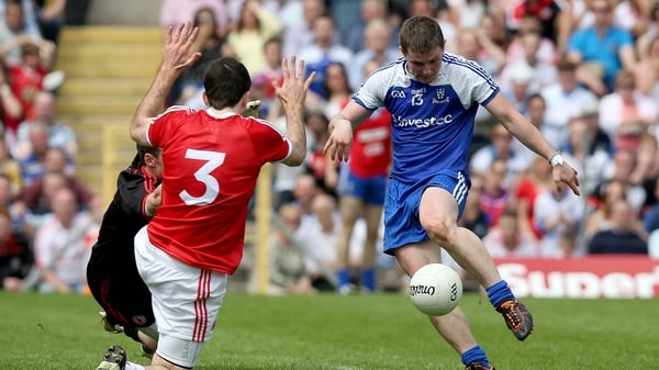 Dermot Malone’s second-half goal was crucial as Monaghan progressed