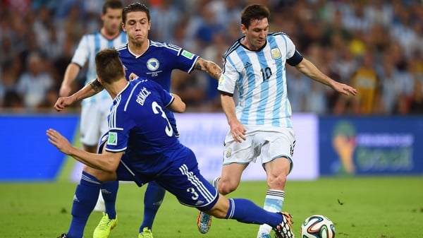 Lionel Messi scored the winner for Argentina