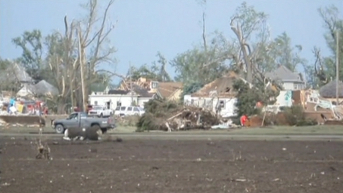 Tornadoes struck several farming communities in Nebraska