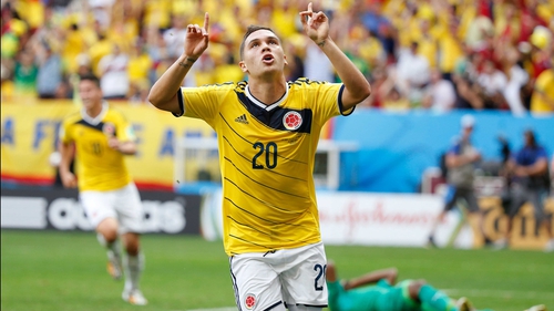 Juan Quintero grabbed the all-important second for Colombia
