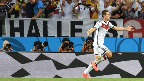 Miroslav Klose is the joint highest World Cup goalscorer