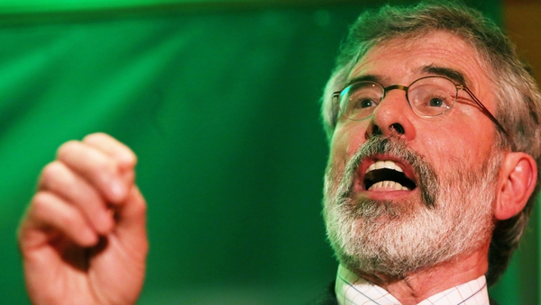 Gerry Adams said Govt ministers are entirely insulated from the effects of their policies