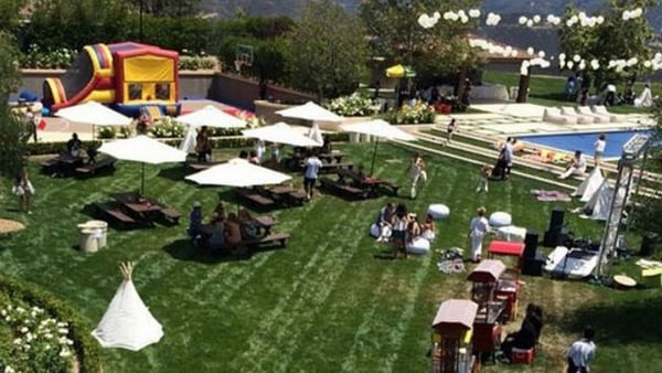 A Coachella-inspired birthday party was thrown for North West. (Kris Jenner's Instagram)