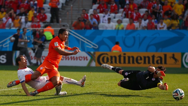 Memphis Depay made his international debut for the Netherlands under Louis van Gaal