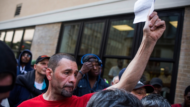 Men angered at homeless lunch